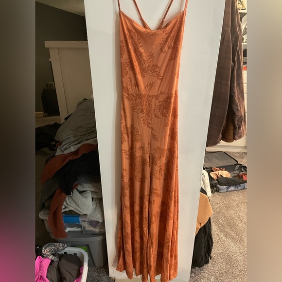 Roxy Pants - Roxy - Open Back Coral floral Jumper Size L